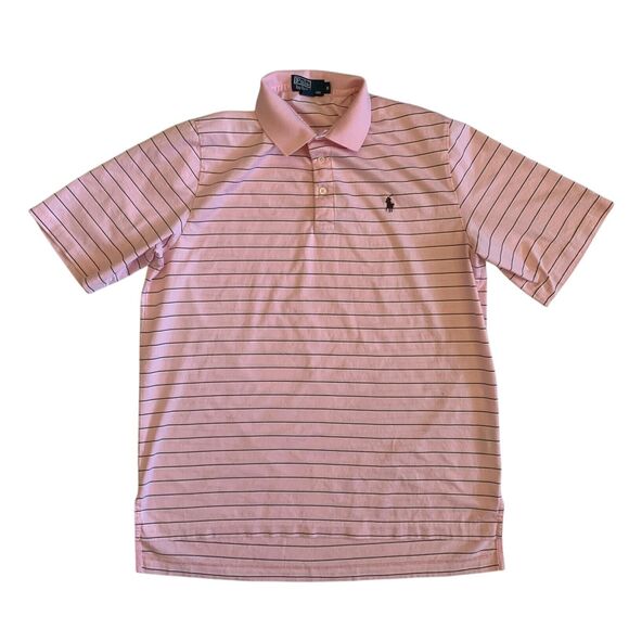 Polo Ralph Lauren Other - Polo Ralph Lauren Men's Size M Short Sleeve VTG Striped Pima Cotton Polo Shirt